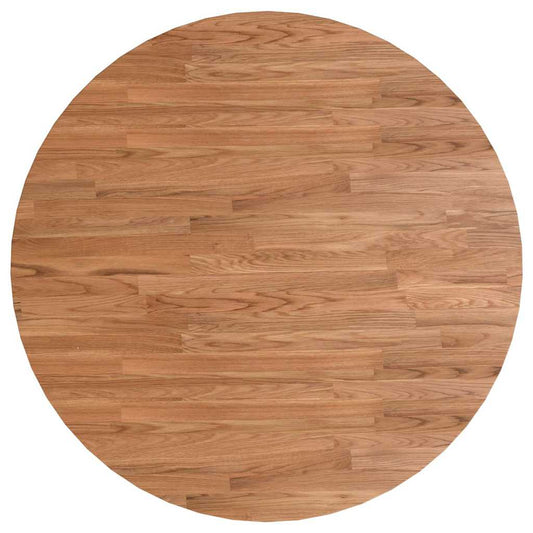 vidaXL Round Table Top Light Brown Ø90x1.5 cm Treated Solid Wood Oak