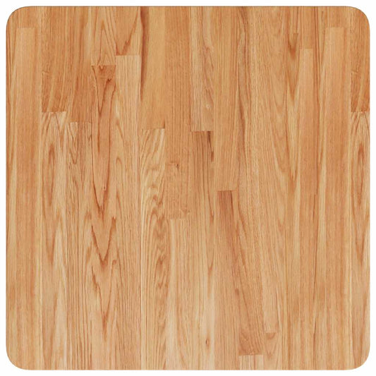 vidaXL Square Table Top Light Brown 50x50x1.5cm Treated Solid Wood Oak