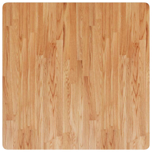 vidaXL Square Table Top Light Brown 90x90x1.5cm Treated Solid Wood Oak