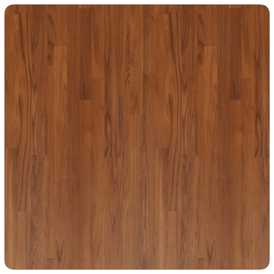 vidaXL Square Table Top Dark Brown 90x90x2.5cm Treated Solid Wood Oak