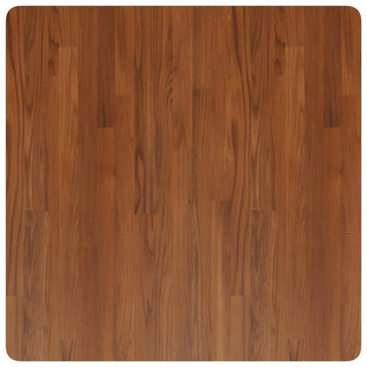 vidaXL Square Table Top Dark Brown 80x80x4cm Treated Solid Wood Oak