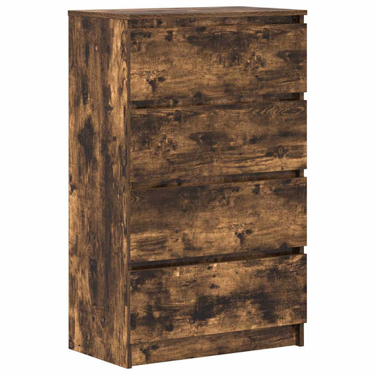 815075 vidaXL Sideboard Smoked Oak 60x35x98,5 cm Engineered Wood