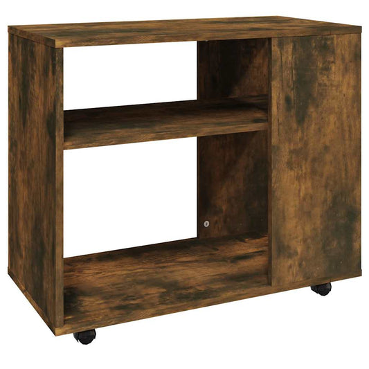 vidaXL Side Table Smoked Oak 70x35x60.5 cm Engineered Wood