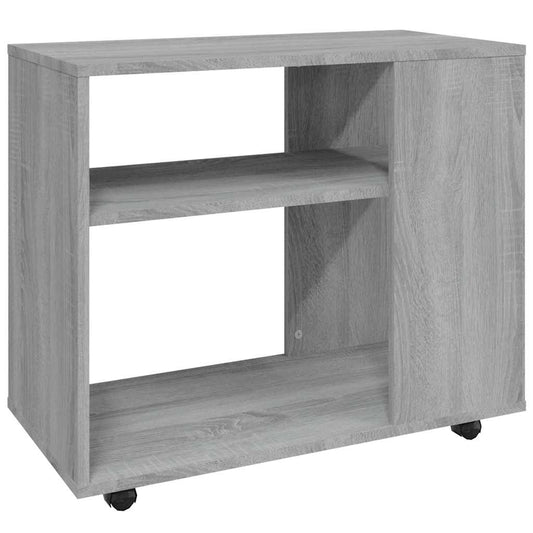 vidaXL Side Table Grey Sonoma 70x35x60.5 cm Engineered Wood