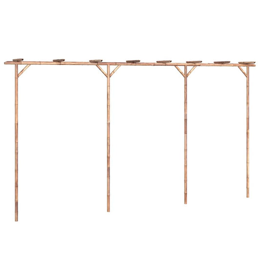 341747 vidaXL Pergola Bamboo 385x40x205 cm