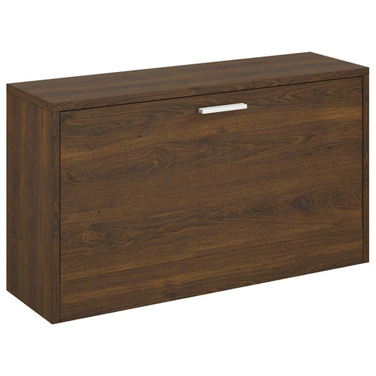 vidaXL Shoe Bench Brown Oak 80x24x45 cm Engineered Wood