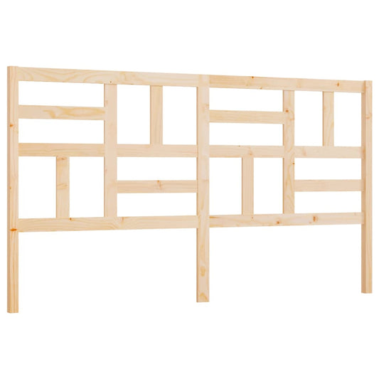818205 vidaXL Bed Headboard 186x4x104 cm Solid Wood Pine