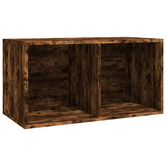 815252 vidaXL Vinyl Storage Box Smoked Oak 71x34x36 cm Engineered Wood