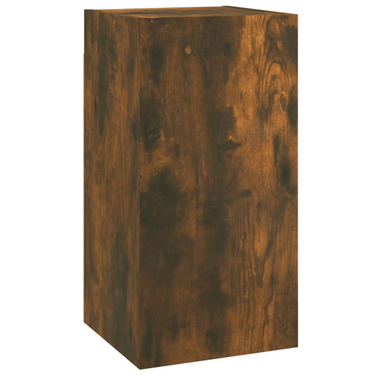 815741 vidaXL TV Cabinet Smoked Oak 30,5x30x60 cm Engineered Wood