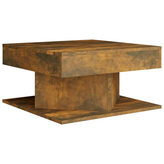 vidaXL Coffee Table | Smoked Oak | Engineered wood | Low Coffee Table