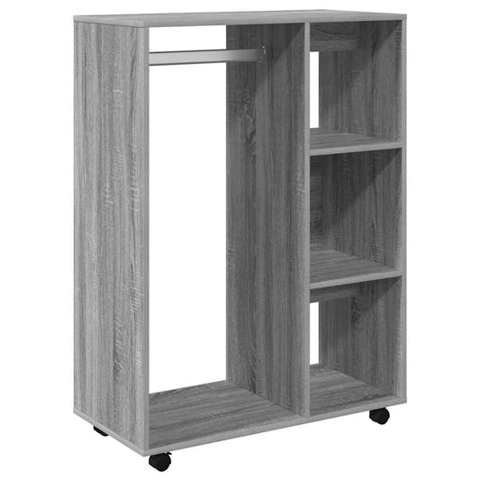vidaXL Wardrobe Grey Sonoma 80x40x110 cm Engineered Wood