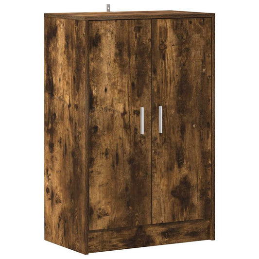 vidaXL Shoe cabinets 60 x 35 x 92 cm Engineered Wood Smoked Oak