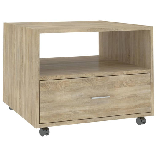 vidaXL Coffee Table Sonoma Oak 55x55x40 cm Engineered Wood