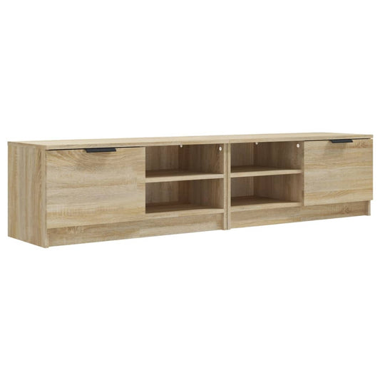 vidaXL 2 Piece TV Cabinet Set Sonoma Oak 80x35x36,5 cm Engineered Wood