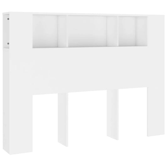 811925 vidaXL Headboard Cabinet White 140x18,5x104,5 cm