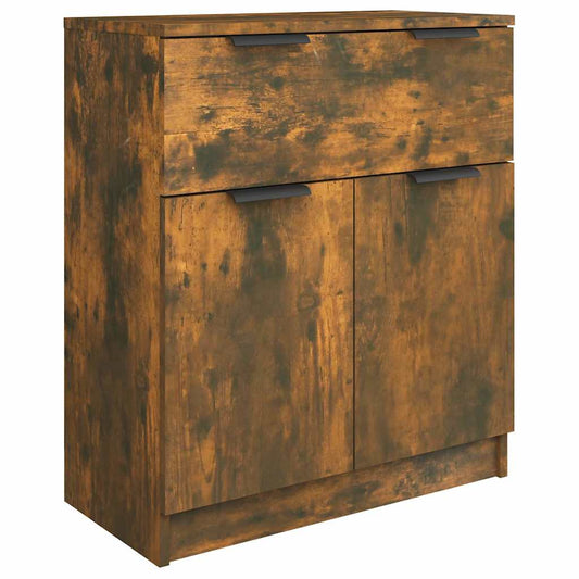 vidaXL Sideboard Smoked Oak 60x30x70 cm Engineered Wood