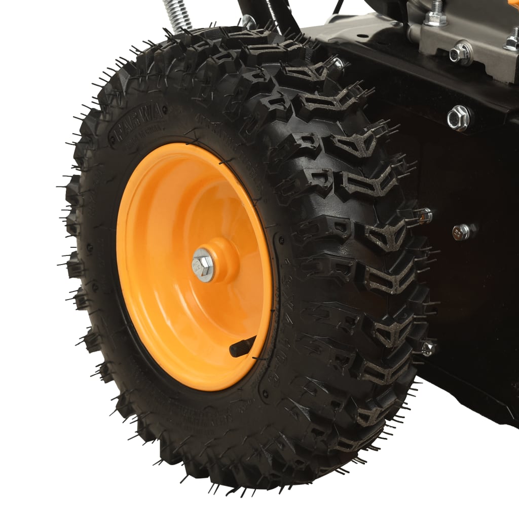 vidaXL Petrol-powered 4-in-1 Snow Thrower and Sweeper Set 6.5HP