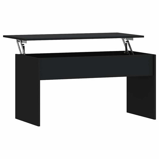 vidaXL Coffee Table Black 102x50,5x52,5 cm Engineered Wood