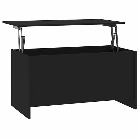 vidaXL Coffee Table Black 102x55,5x52,5 cm Engineered Wood