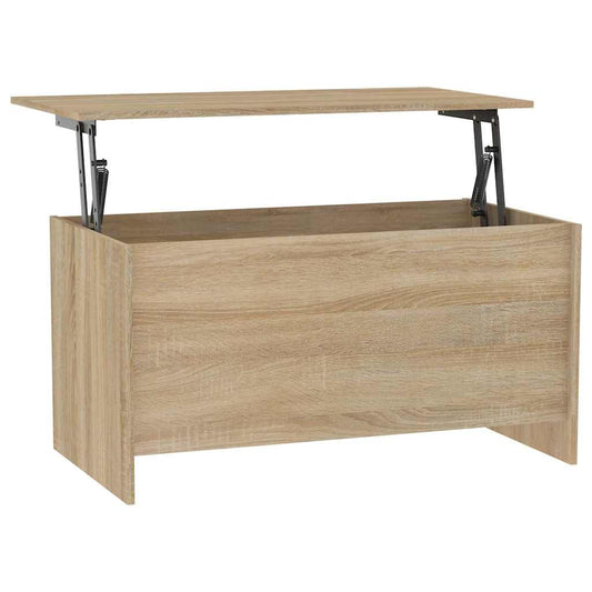 vidaXL Coffee Table Sonoma Oak 102x55,5x52,5 cm Engineered Wood