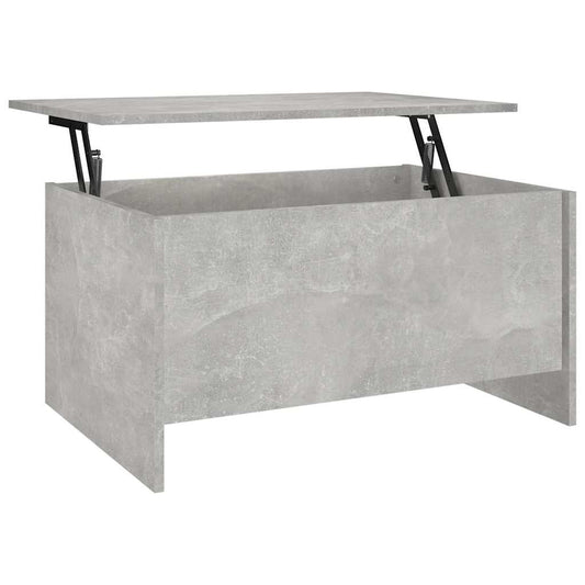 vidaXL Coffee Table Concrete Grey 80x55,5x41,5 cm Engineered Wood