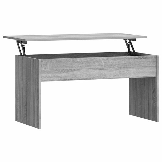 vidaXL Coffee Table Grey Sonoma 102x50,5x52,5 cm Engineered Wood
