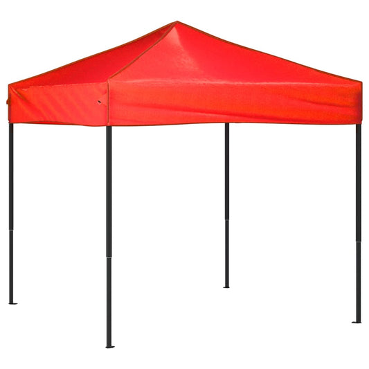 vidaXL Folding Party Tent Red 2x2 m