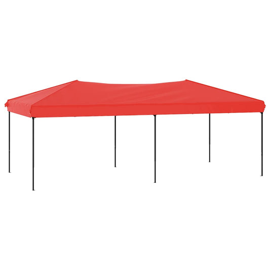 vidaXL Folding Party Tent Red 3x6 m