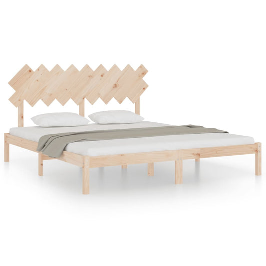 vidaXL Bed Frame without Mattress 180x200 cm Solid Wood
