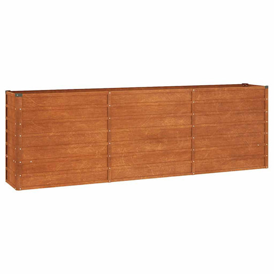 vidaXL Garden Raised Bed | Rusty | Corten steel | Large | Durable