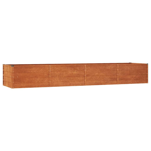 vidaXL Garden Raised Bed Rusty 320x80x45 cm Corten Steel