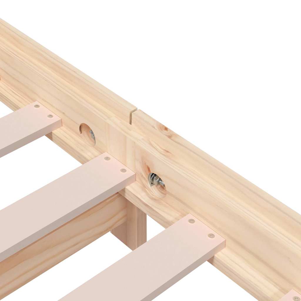 vidaXL Stack Bed without Mattress 90x190 cm Solid Wood Pine