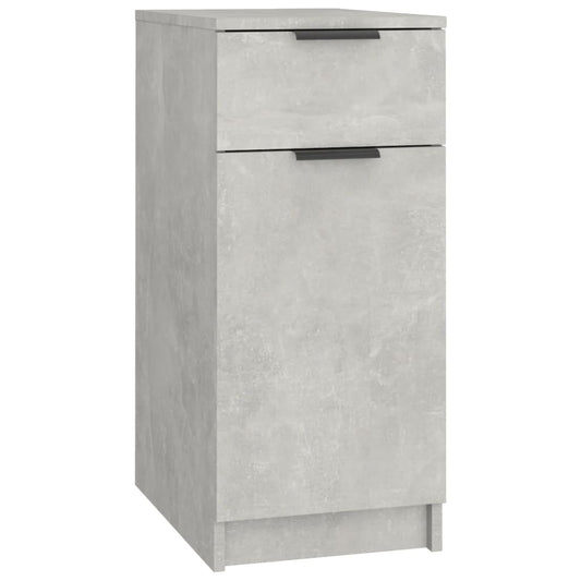 vidaXL Desk Cabinet | Concrete grey | Engineered wood | Compact | Desk Cabinet