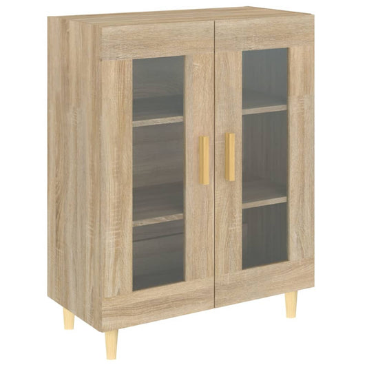 vidaXL Sideboard Sonoma Oak 69.5x34x90 cm Engineered Wood