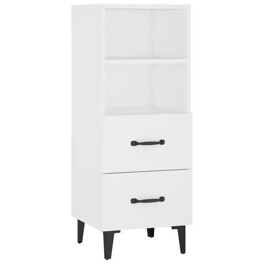 vidaXL Sideboard White 34.5x34x90 cm Engineered Wood
