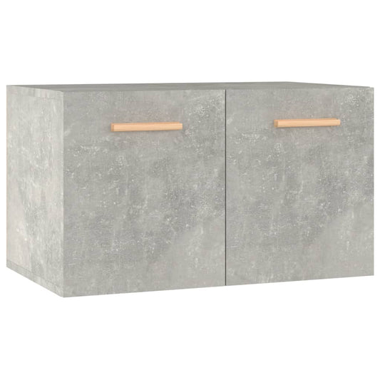vidaXL Wall Cabinet Concrete Grey 60x36.5x35 cm Engineered Wood