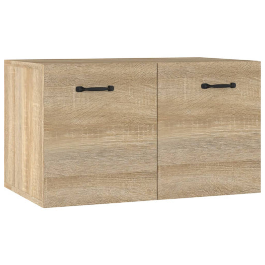 vidaXL Wall Cabinet Sonoma Oak 60x36.5x35 cm Engineered Wood