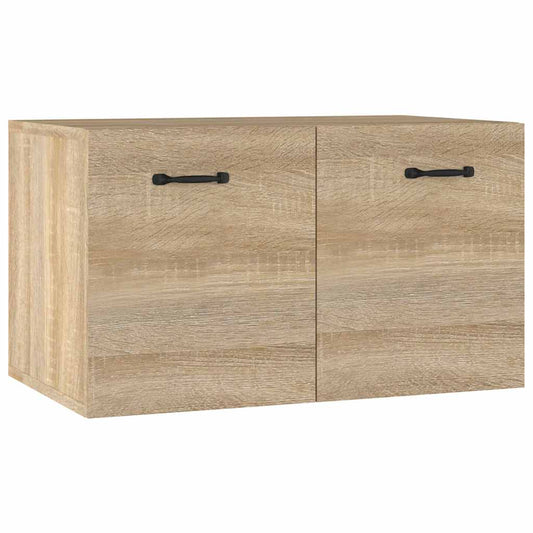 vidaXL Wall Cabinet Sonoma Oak 60x36,5x35 cm Engineered Wood