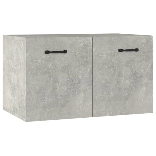 vidaXL Wall Cabinet Concrete Grey 60x36.5x35 cm Engineered Wood