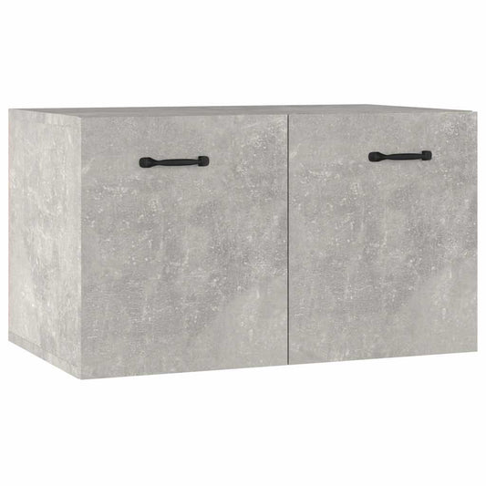 vidaXL Wall Cabinet Concrete Grey 60x36,5x35 cm Engineered Wood