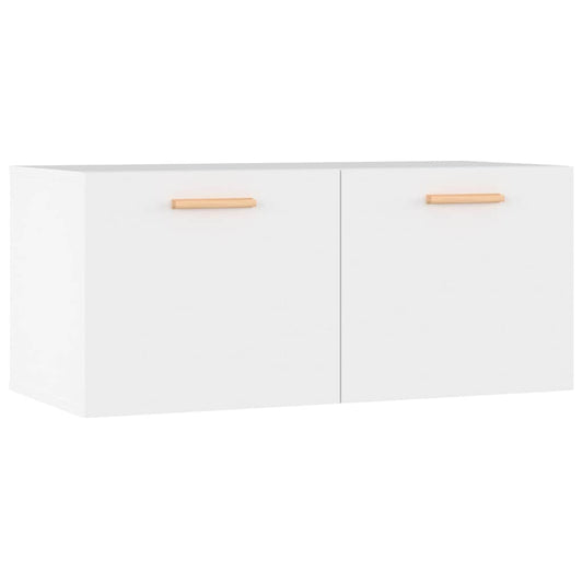vidaXL Wall Cabinet White 80x35x36,5 cm Engineered Wood