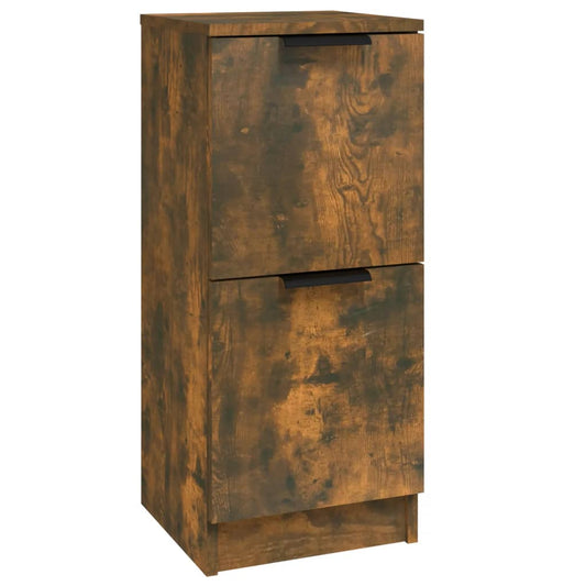 vidaXL Sideboard Smoked Oak 30x30x70 cm Engineered Wood