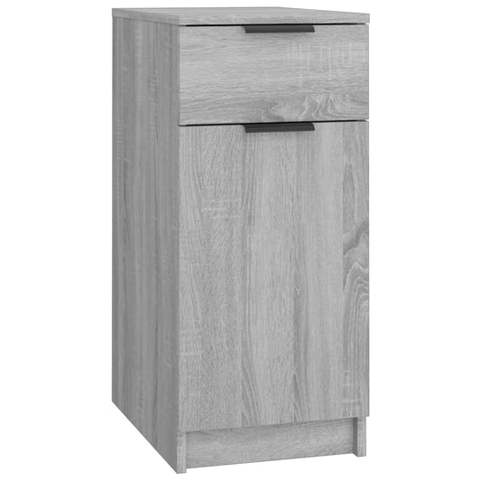 vidaXL Desk Cabinet | Grey sonoma | Engineered wood | 33.5x50x75 cm