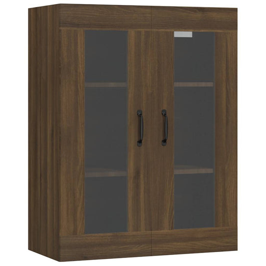 vidaXL Hanging Wall Cabinet Brown Oak 69,5x34x90 cm
