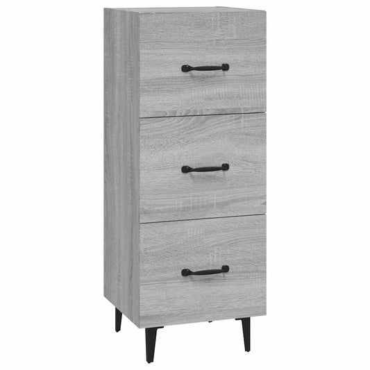 vidaXL Sideboard Grey Sonoma 34,5x34x90 cm Engineered Wood