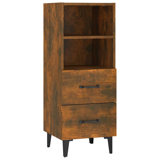 817417 vidaXL Sideboard Smoked Oak 34,5x34x90 cm Engineered Wood