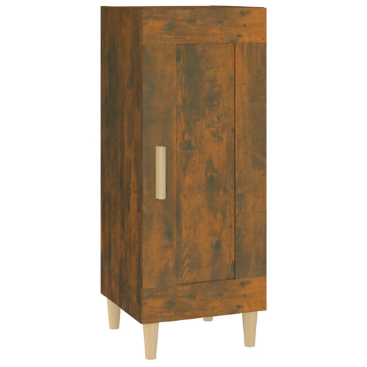 vidaXL Sideboard Smoked Oak 34.5x34x90 cm Engineered Wood