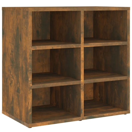 vidaXL Shoe Cabinet Smoked Oak 52,5x30x50 cm
