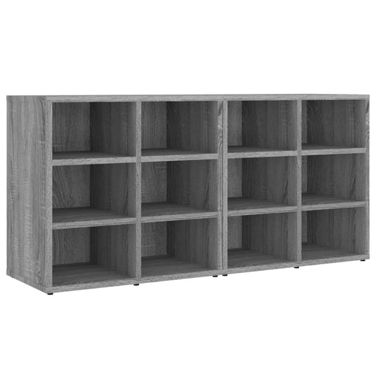 vidaXL Shoe Cabinets 2 pcs Grey Sonoma 52,5x30x50 cm
