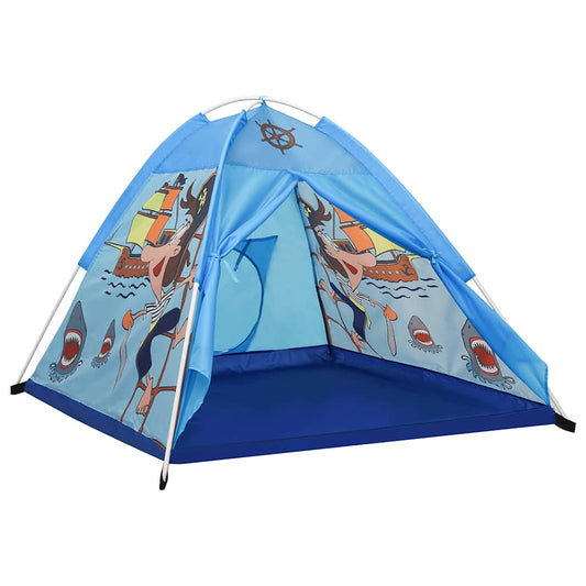 vidaXL Children Play Tent Blue 120x120x90 cm